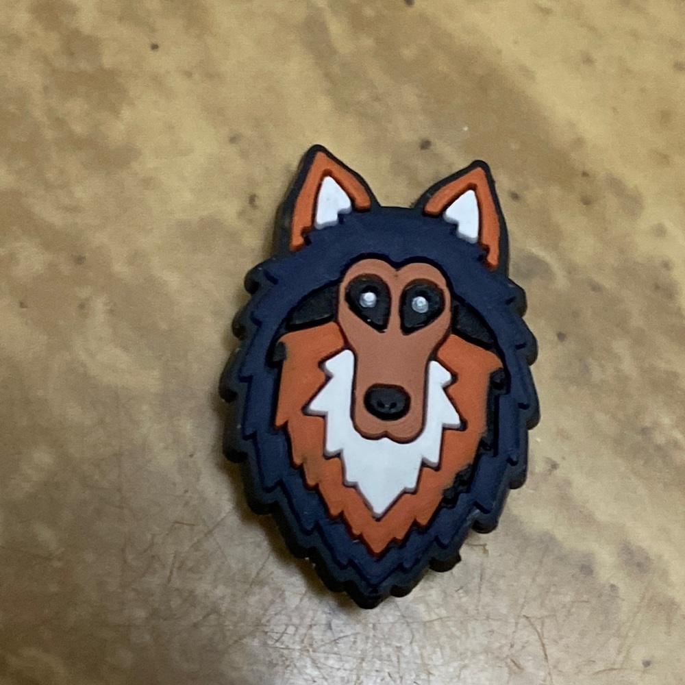 3/$10 collie dog croc charm